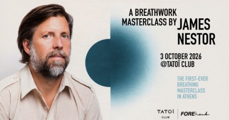 Ο James Nestor στην Αθήνα για ένα αποκλειστικό Breathwork Masterclass