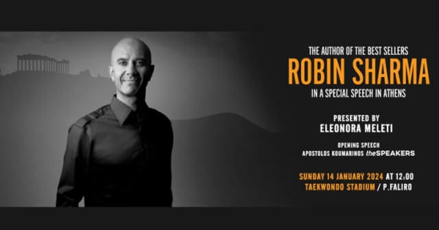 Ο Robin Sharma για πρώτη φορά στην Αθήνα!