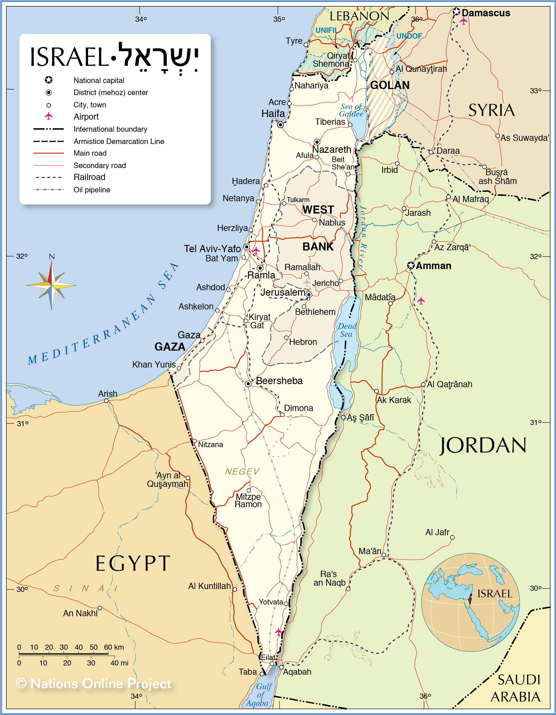 χάρτης ισραήλ Dioptra Blog